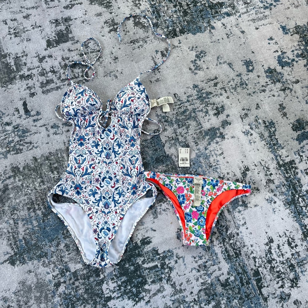 2 item swim set size medium A&F